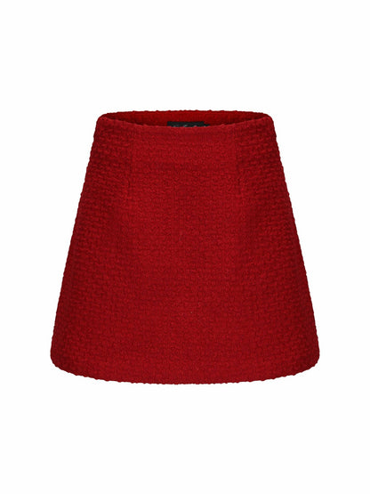 Nana Jacqueline Marlee Skirt: Red Skirt for Holiday Party Red
