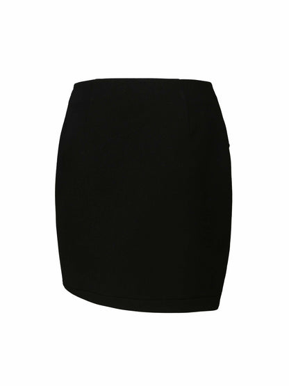 Nana Jacqueline Brooke Skirt: Black Skirt for Date Night Black