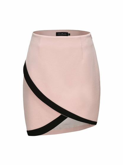 Nana Jacqueline Brooke Skirt: Pink Mini Skirt for Date Night Pink