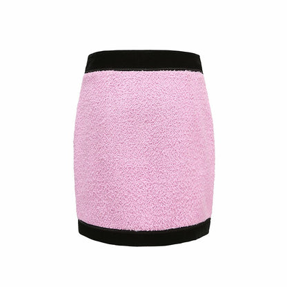 Nana Jacqueline Emma Skirt: Pink Mini Skirt for Birthday Celebration Pink