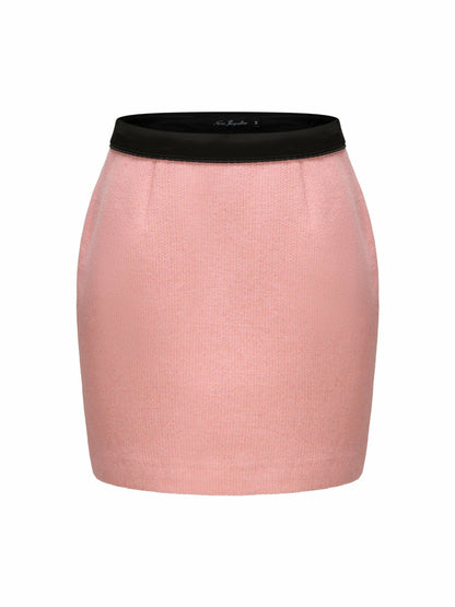 Nana Jacqueline Nadia Skirt: Pink Mini Skirt for Birthday Celebration Pink