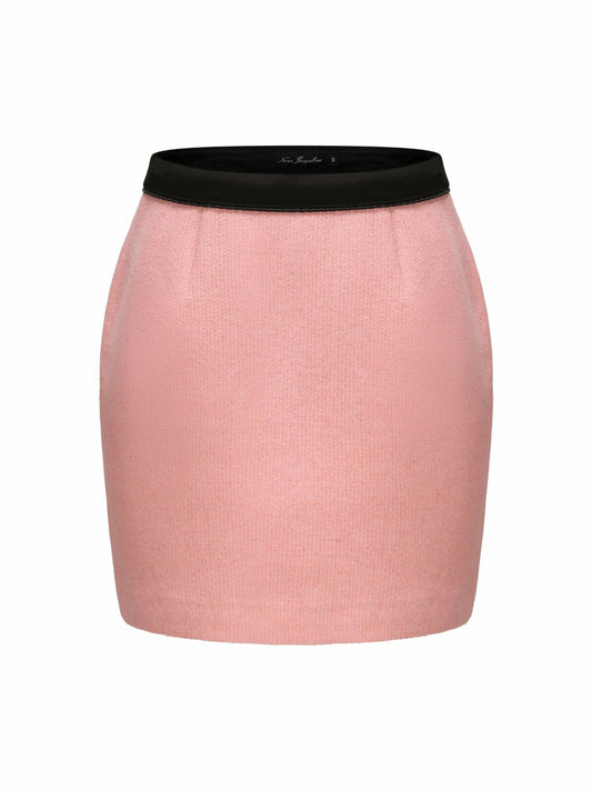Nana Jacqueline Nadia Skirt: Pink Mini Skirt for Birthday Celebration Pink