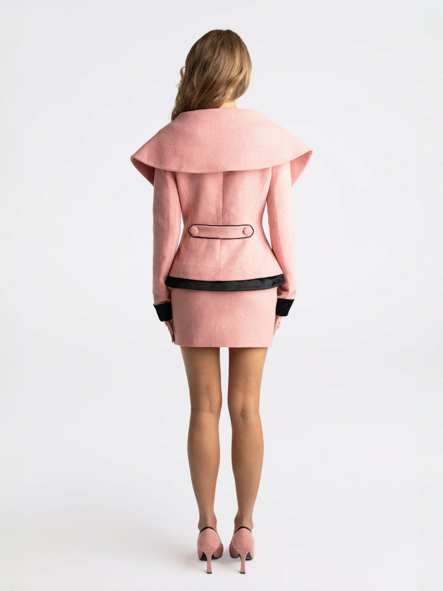 Nana Jacqueline Nadia Skirt: Pink Mini Skirt for Birthday Celebration Pink