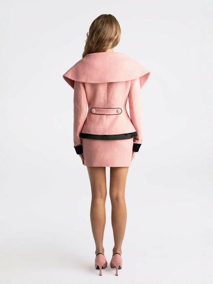 Nana Jacqueline Nadia Skirt: Pink Mini Skirt for Birthday Celebration Pink