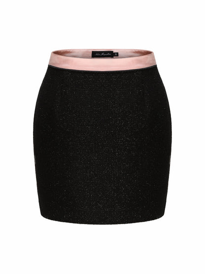 Nana Jacqueline Nadia Skirt: Black Mini Skirt for Date Night Black
