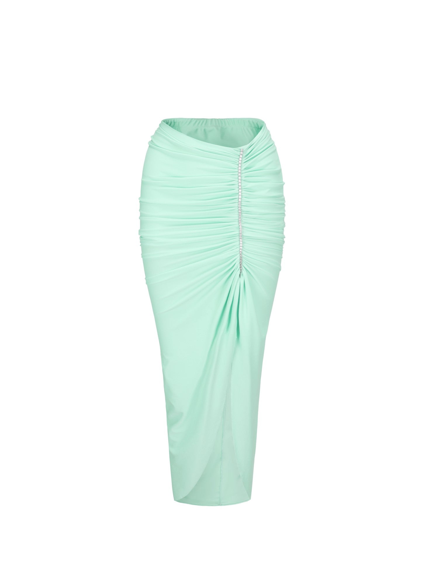 Nana Jacqueline Millie Skirt: Green Maxi Skirt for Vacation Dinner Green