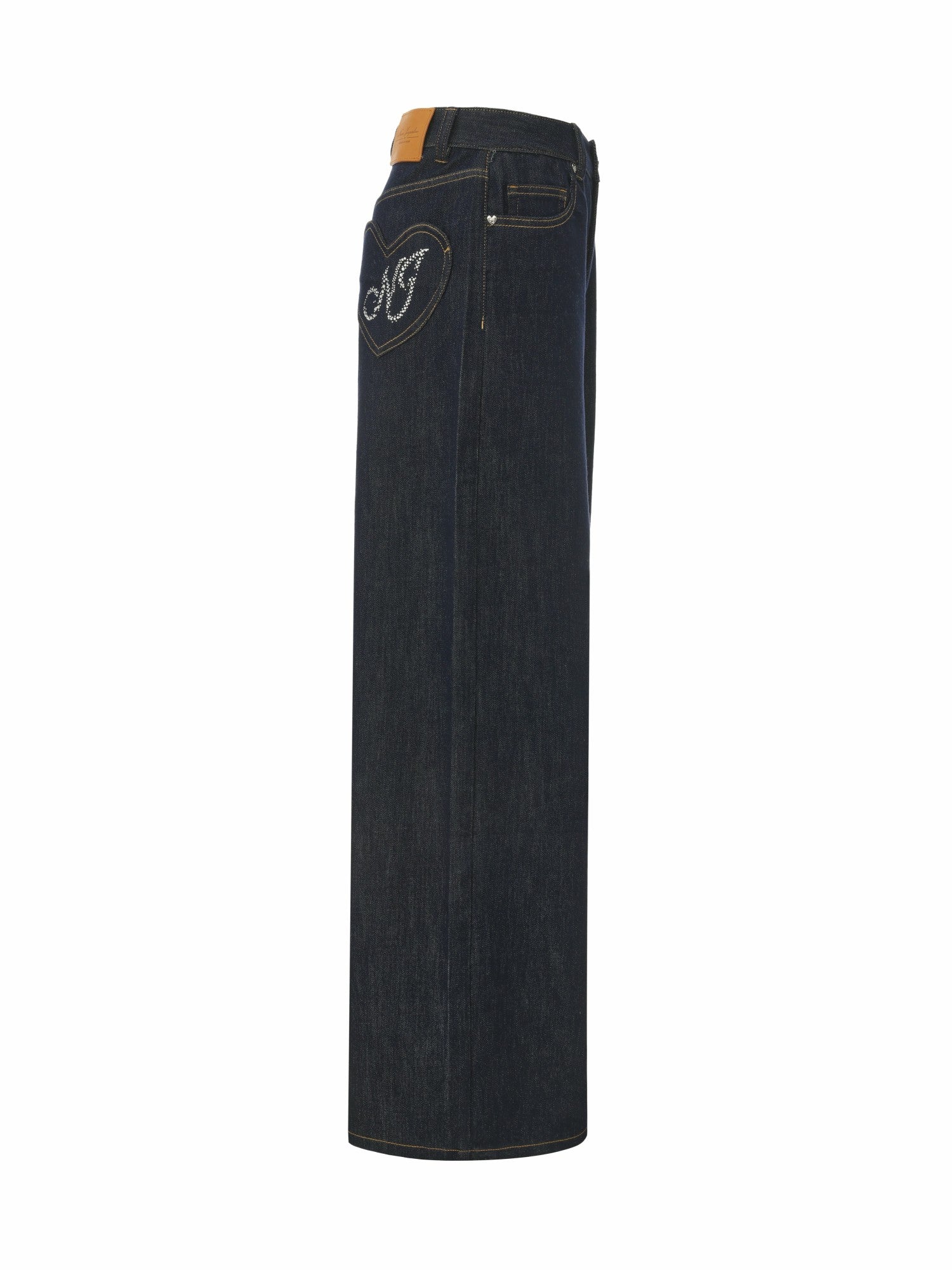 Nana Jacqueline Catalina Wide-Leg Blue Jeans Dark Blue