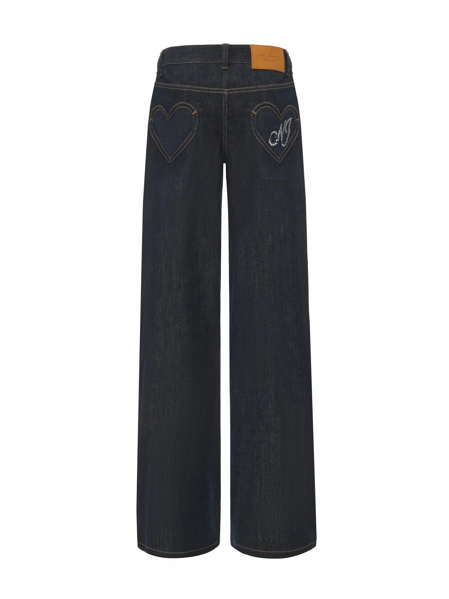 Nana Jacqueline Catalina Wide-Leg Blue Jeans Dark Blue