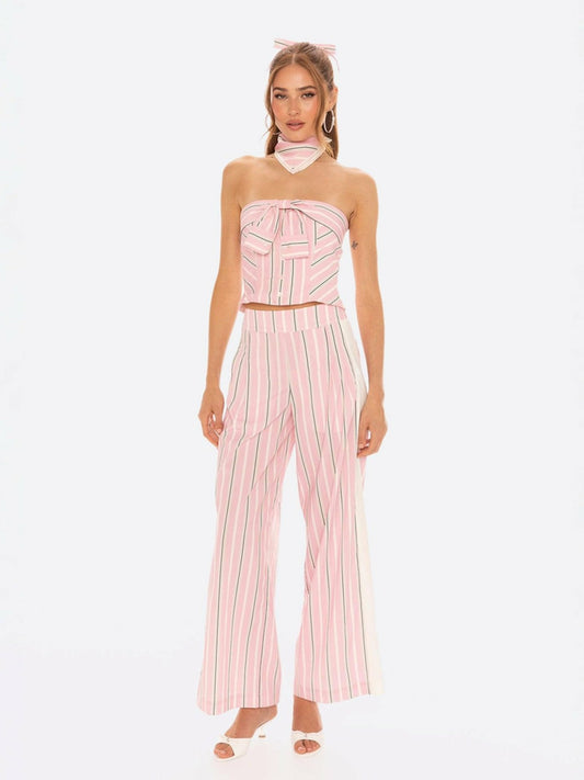 Nana Jacqueline Amber Pants: Pink Pants for Resort Brunch Pink