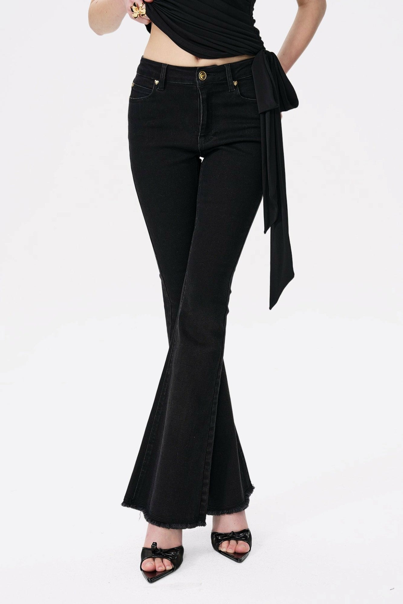 Nana Jacqueline Margaux Jeans: Black Jeans for Date Night Black