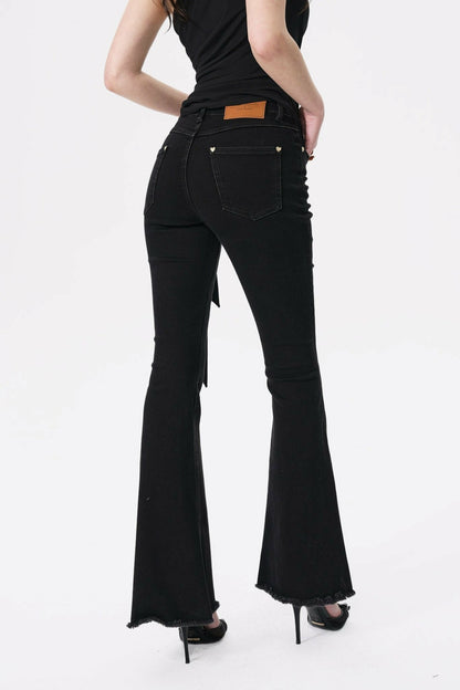 Nana Jacqueline Margaux Jeans: Black Jeans for Date Night Black