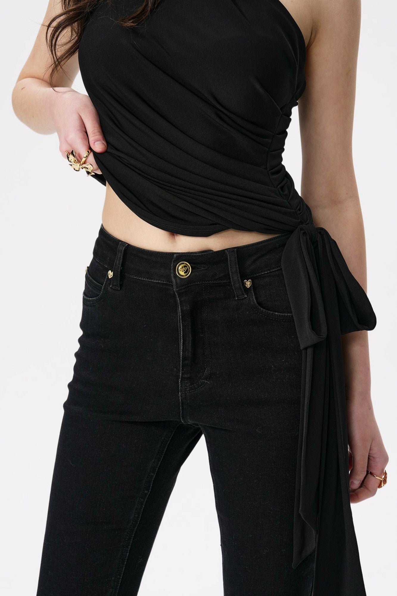 Nana Jacqueline Margaux Jeans: Black Jeans for Date Night Black