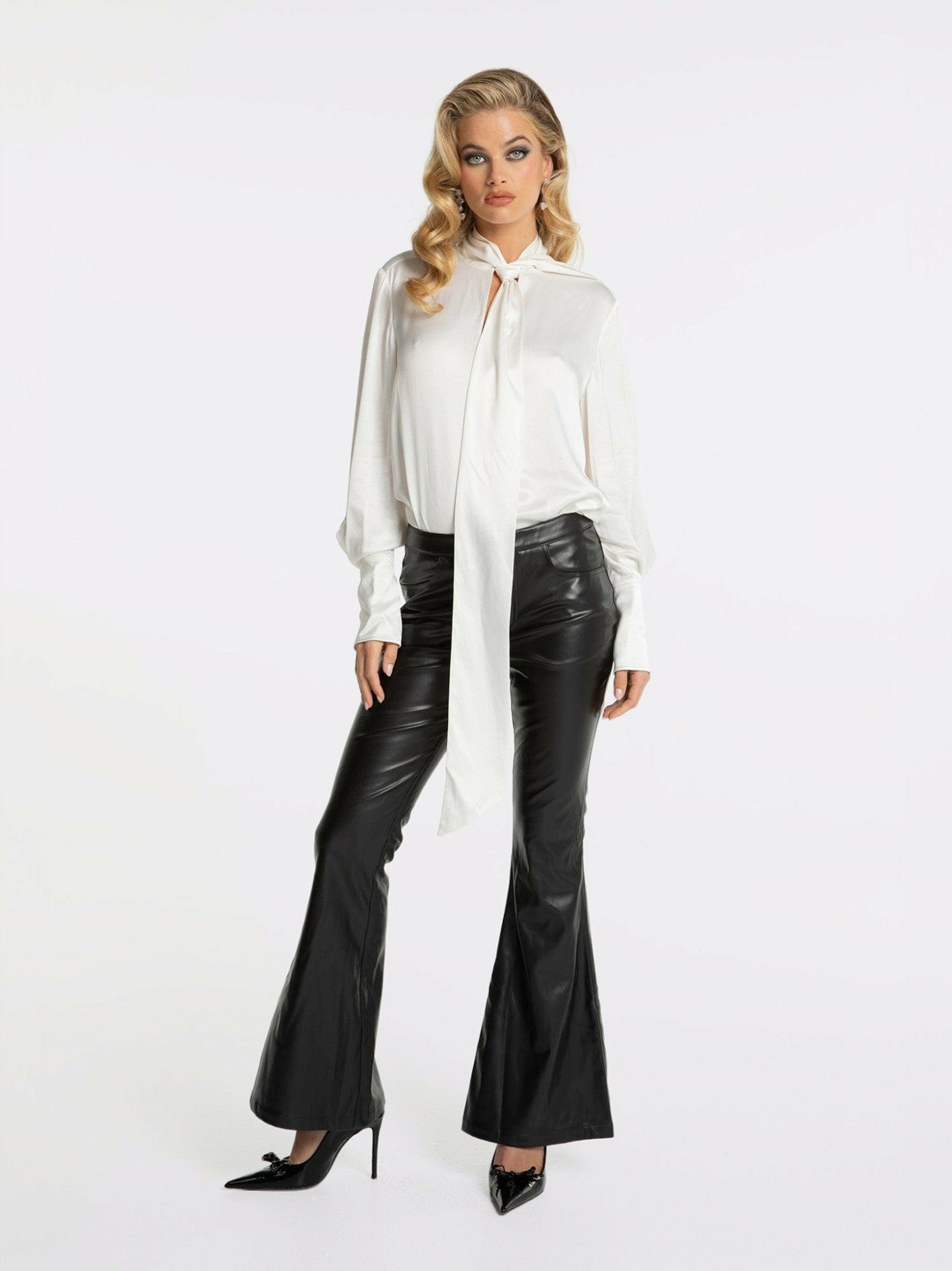 Nana Jacqueline Vera Pants: Black Pants for Date Night Black