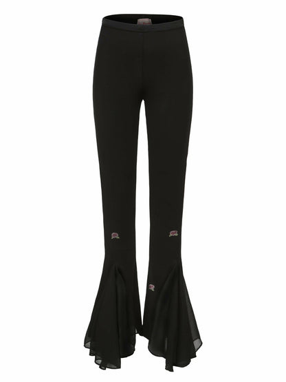 Nana Jacqueline Mara Rose Pants: Black Pants for Date Night Black