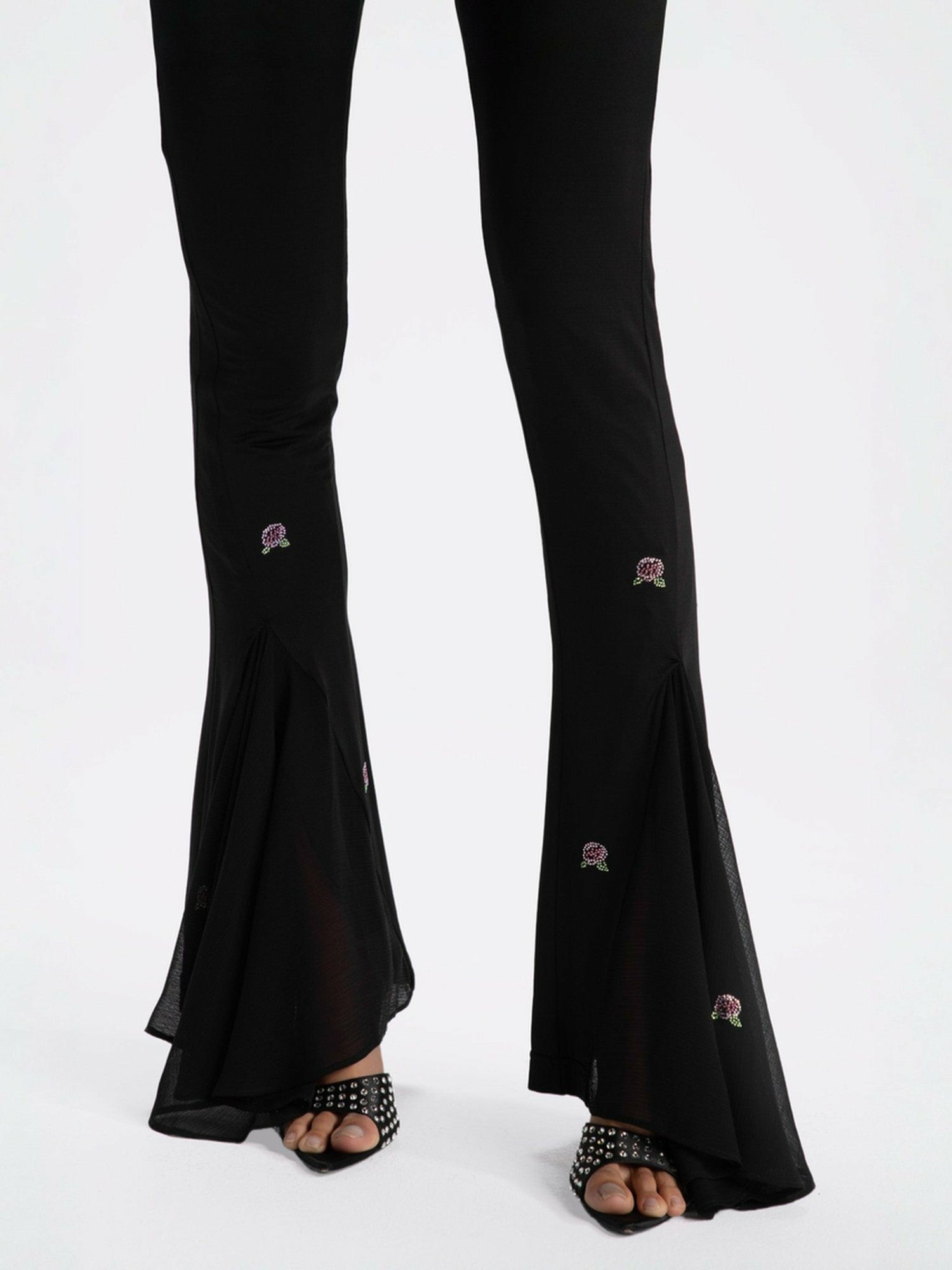 Nana Jacqueline Mara Rose Pants: Black Pants for Date Night Black