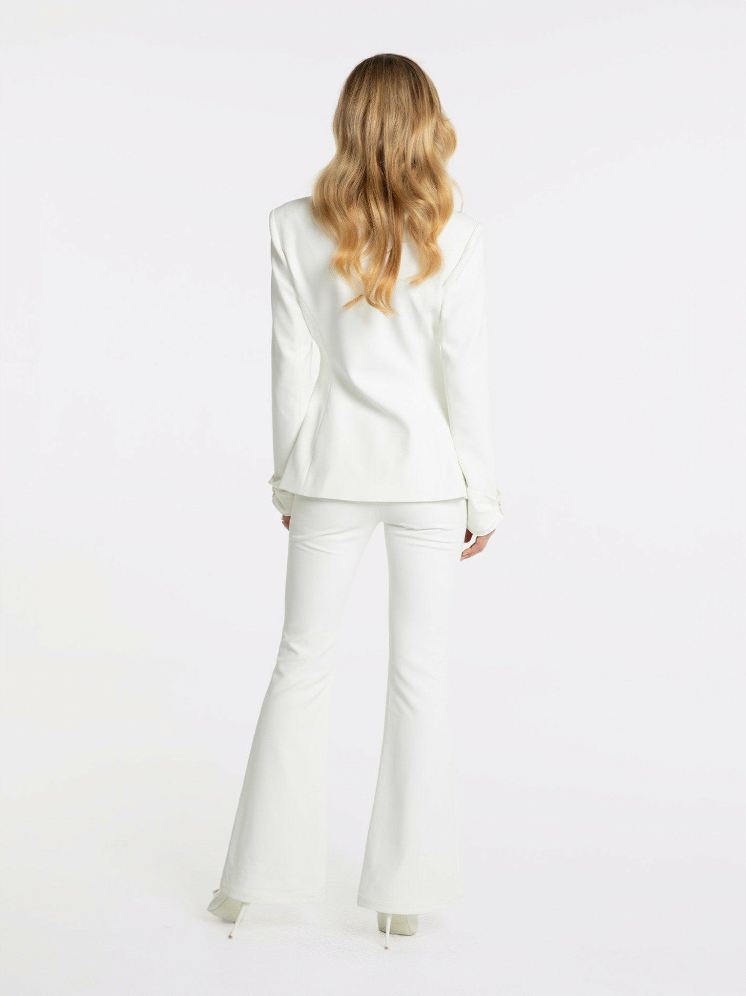 Nana Jacqueline Rachel Pants: White Pants for Resort Brunch White