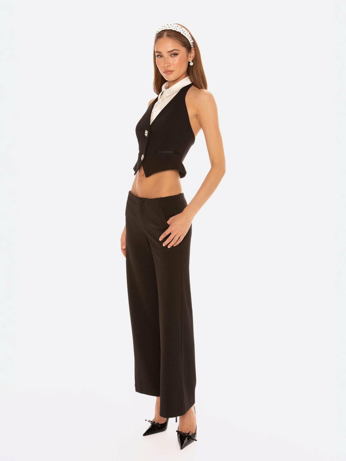 Nana Jacqueline Anya Pants: Black Pants for Date Night Black