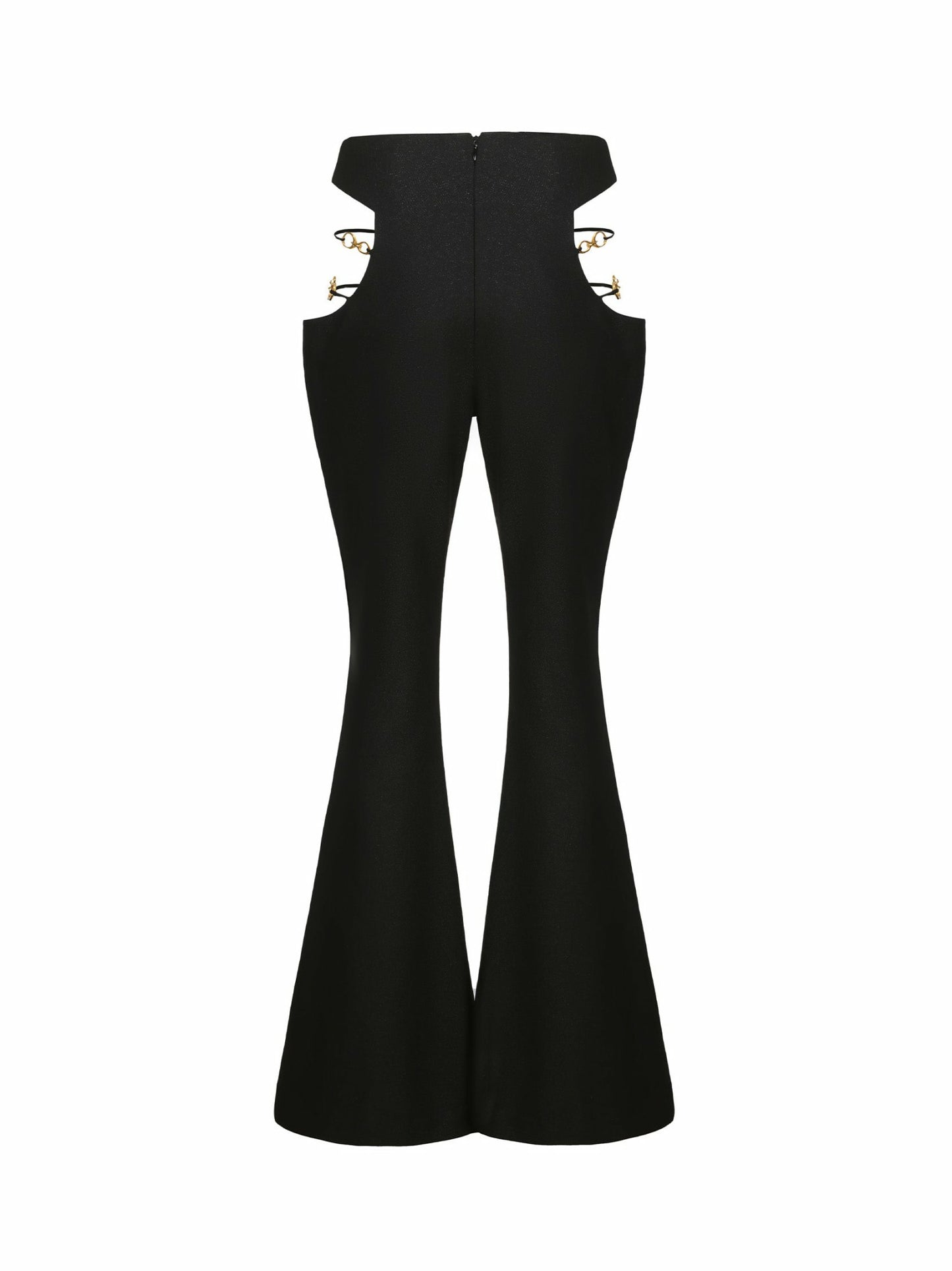 Nana Jacqueline Sahara Flared Pants: Black Pants for Girls' Night Out Black