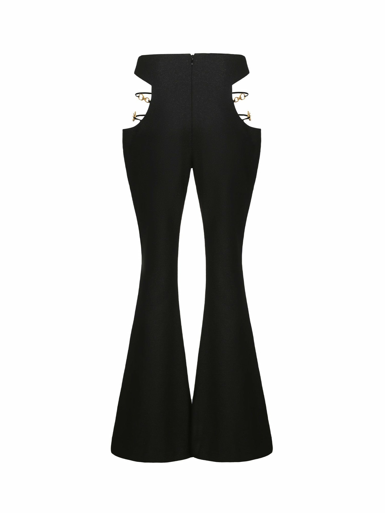 Nana Jacqueline Sahara Flared Pants: Black Pants for Girls' Night Out Black