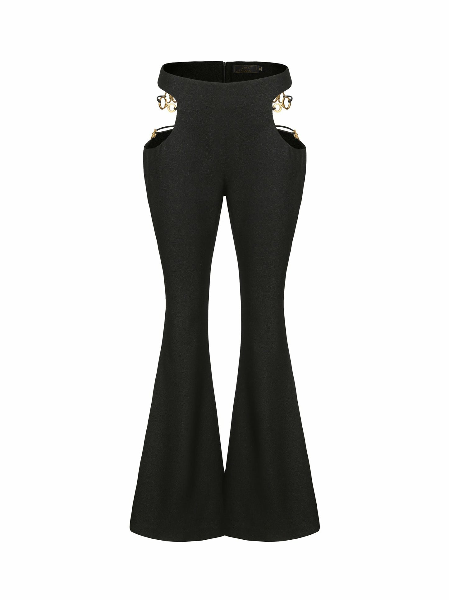 Nana Jacqueline Sahara Flared Pants: Black Pants for Girls' Night Out Black