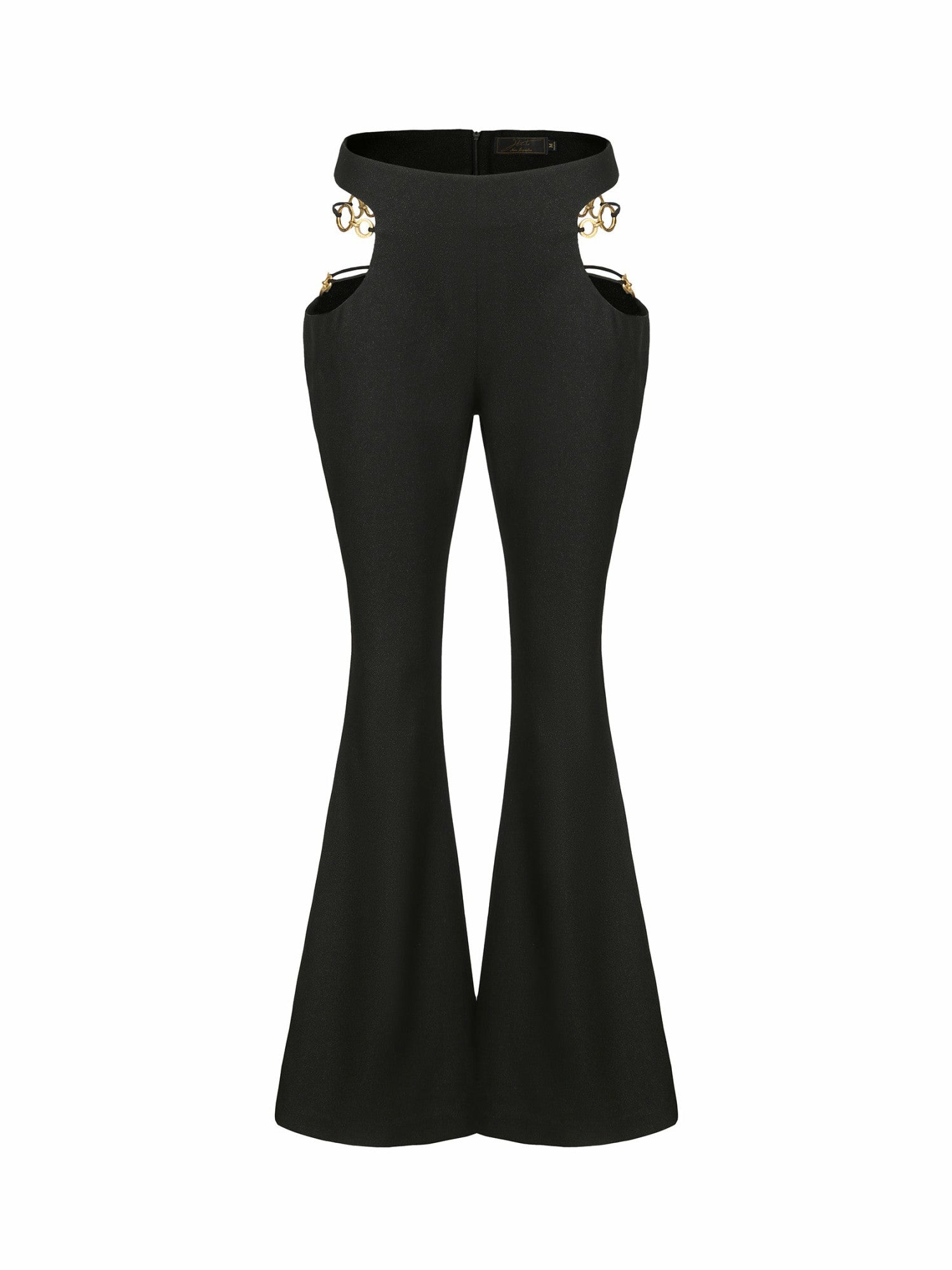 Nana Jacqueline Sahara Flared Pants: Black Pants for Girls' Night Out Black