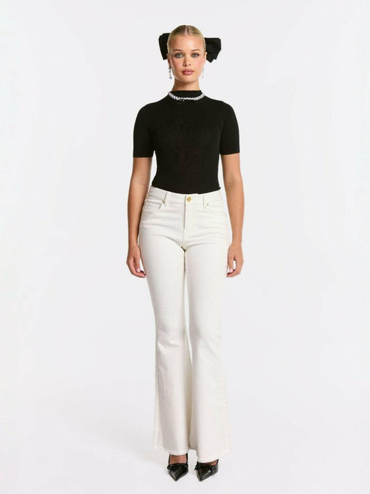 Nana Jacqueline Brittany Jeans: White Jeans for Brunch White