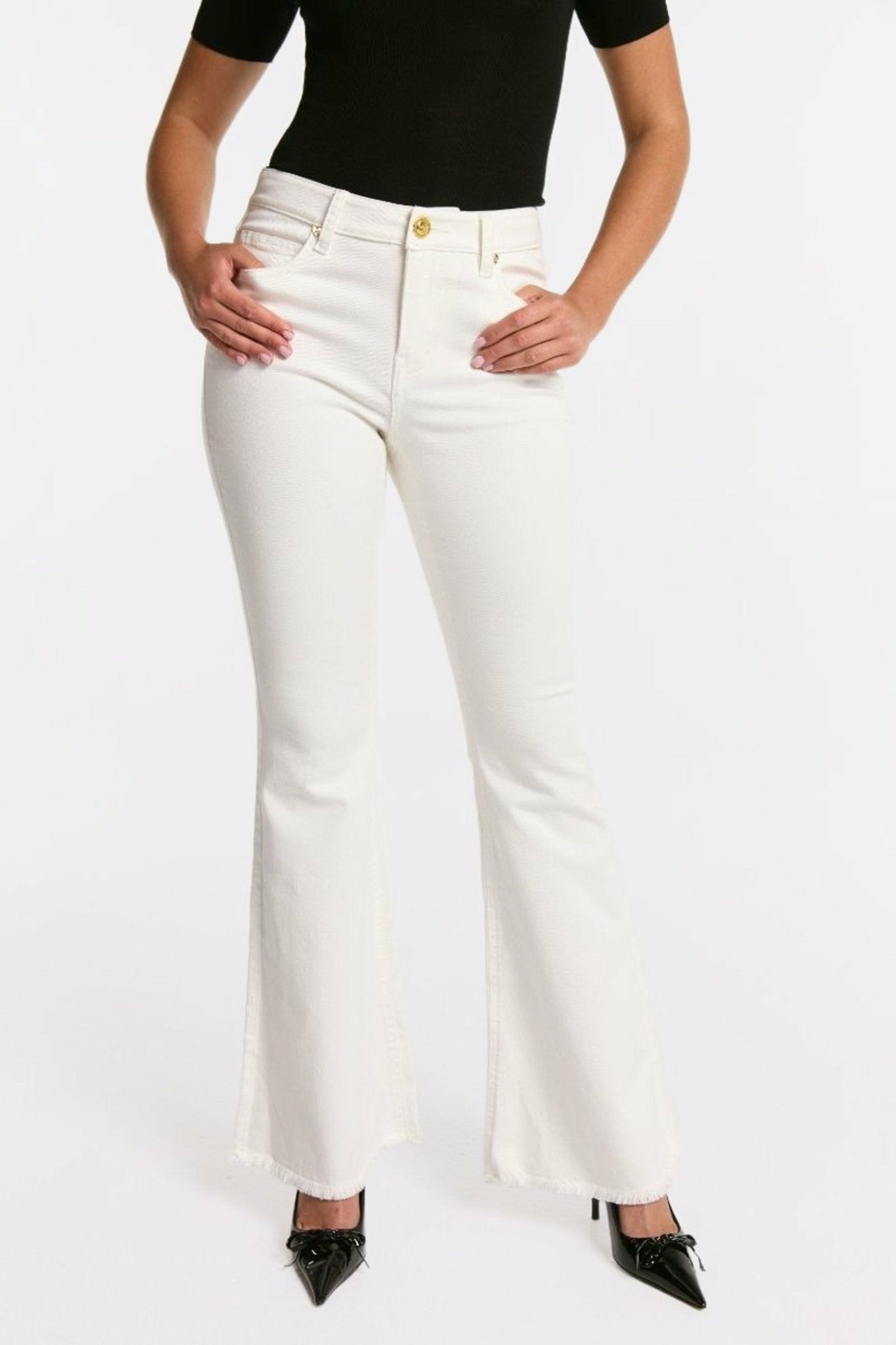 Nana Jacqueline Brittany Jeans: White Jeans for Brunch White