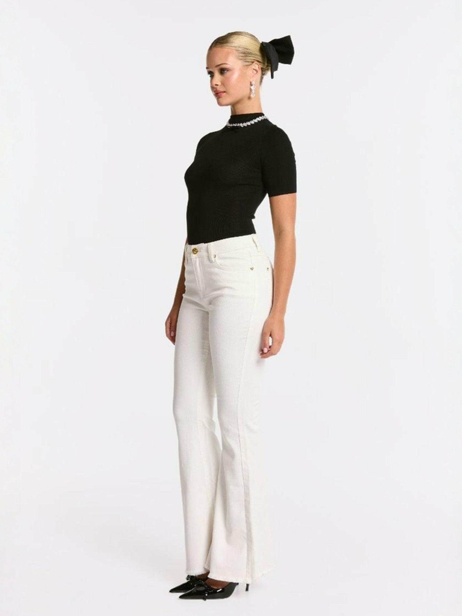 Nana Jacqueline Brittany Jeans: White Jeans for Brunch White