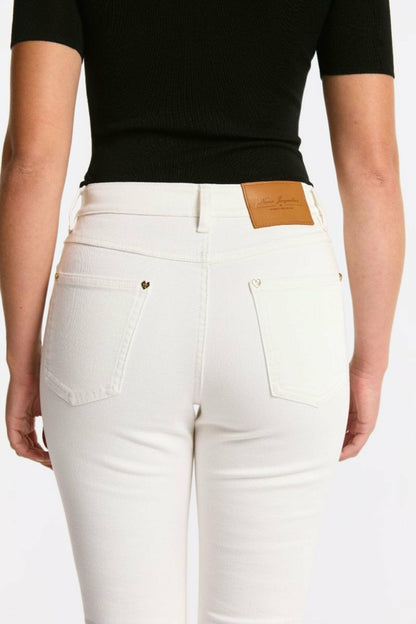Nana Jacqueline Brittany Jeans: White Jeans for Brunch White