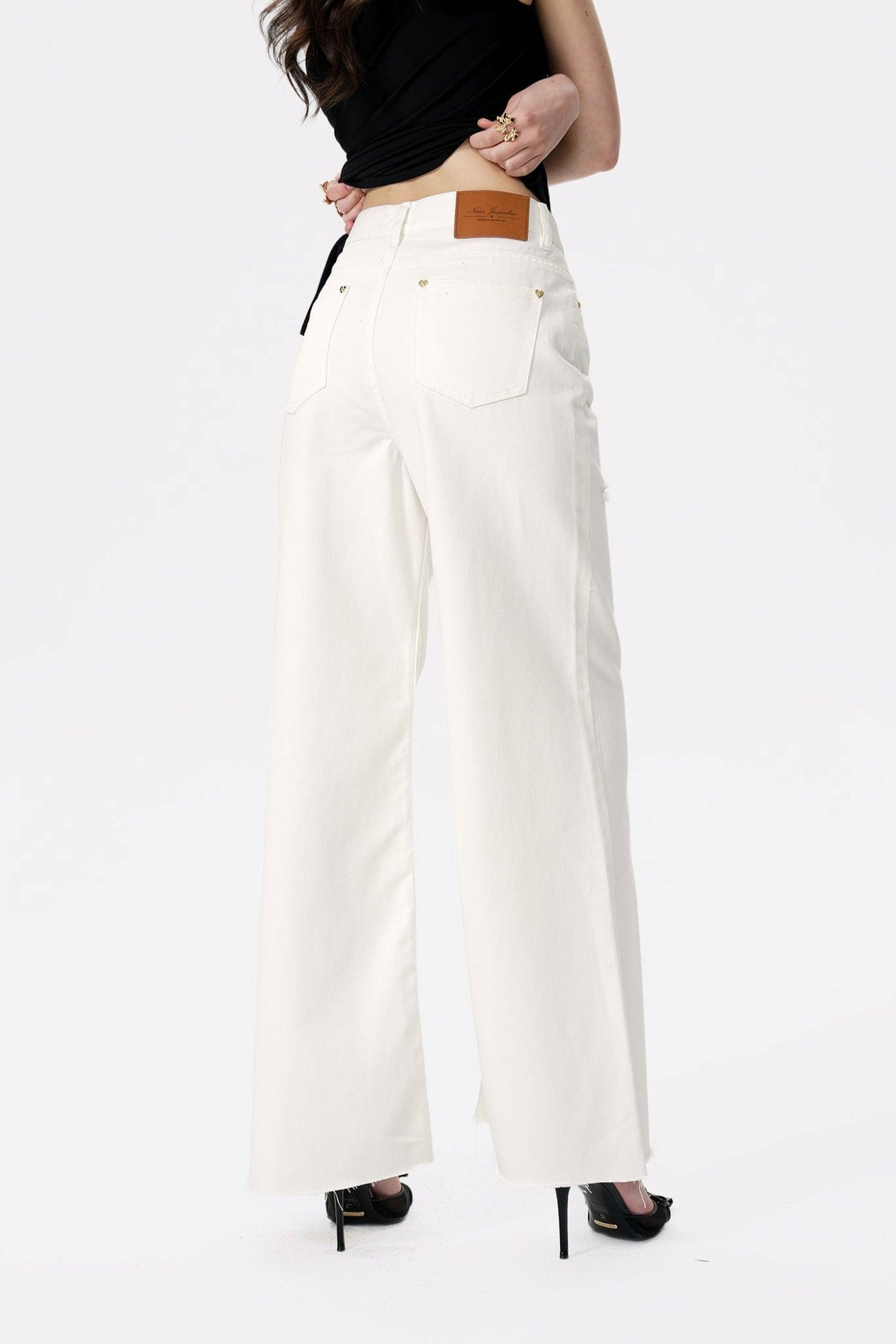 Nana Jacqueline Colette Jeans: White Jeans for Brunch White