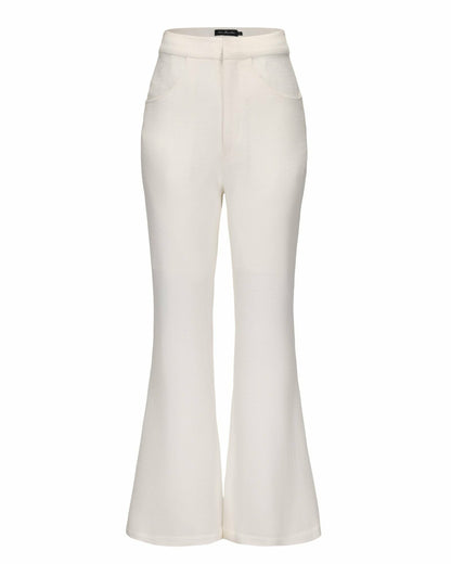 Nana Jacqueline Tatiana Pants: White Pants for Bridal Shower White