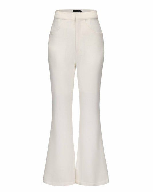 Nana Jacqueline Tatiana Pants: White Pants for Bridal Shower White
