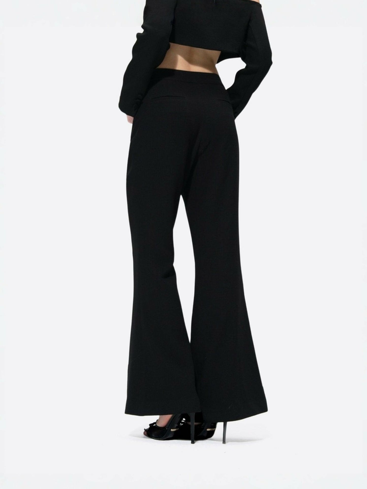 Nana Jacqueline Tatiana Pants: Black Pants for Office Wear Black