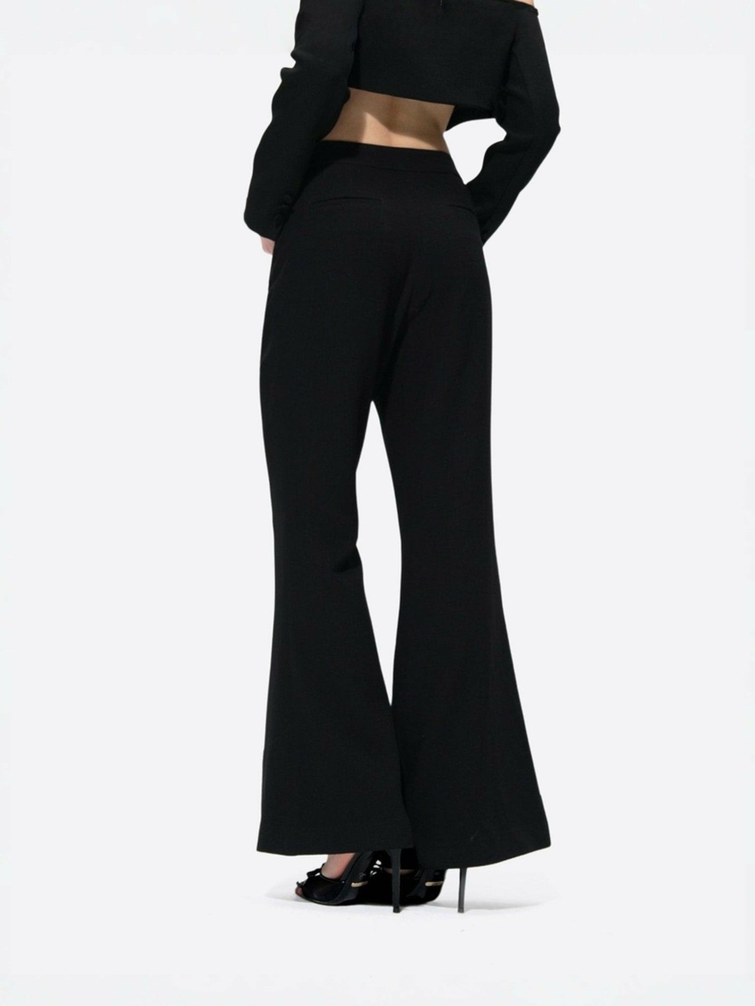 Nana Jacqueline Tatiana Pants: Black Pants for Office Wear Black