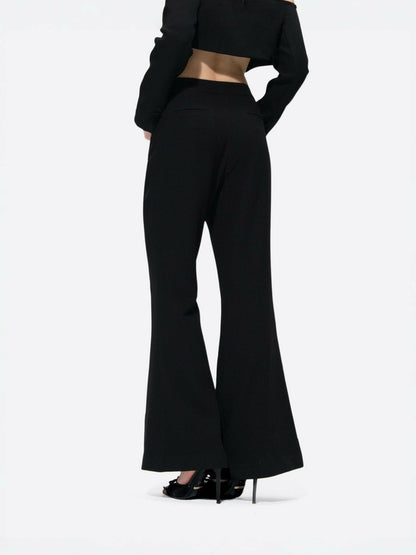 Nana Jacqueline Tatiana Pants: Black Pants for Office Wear Black