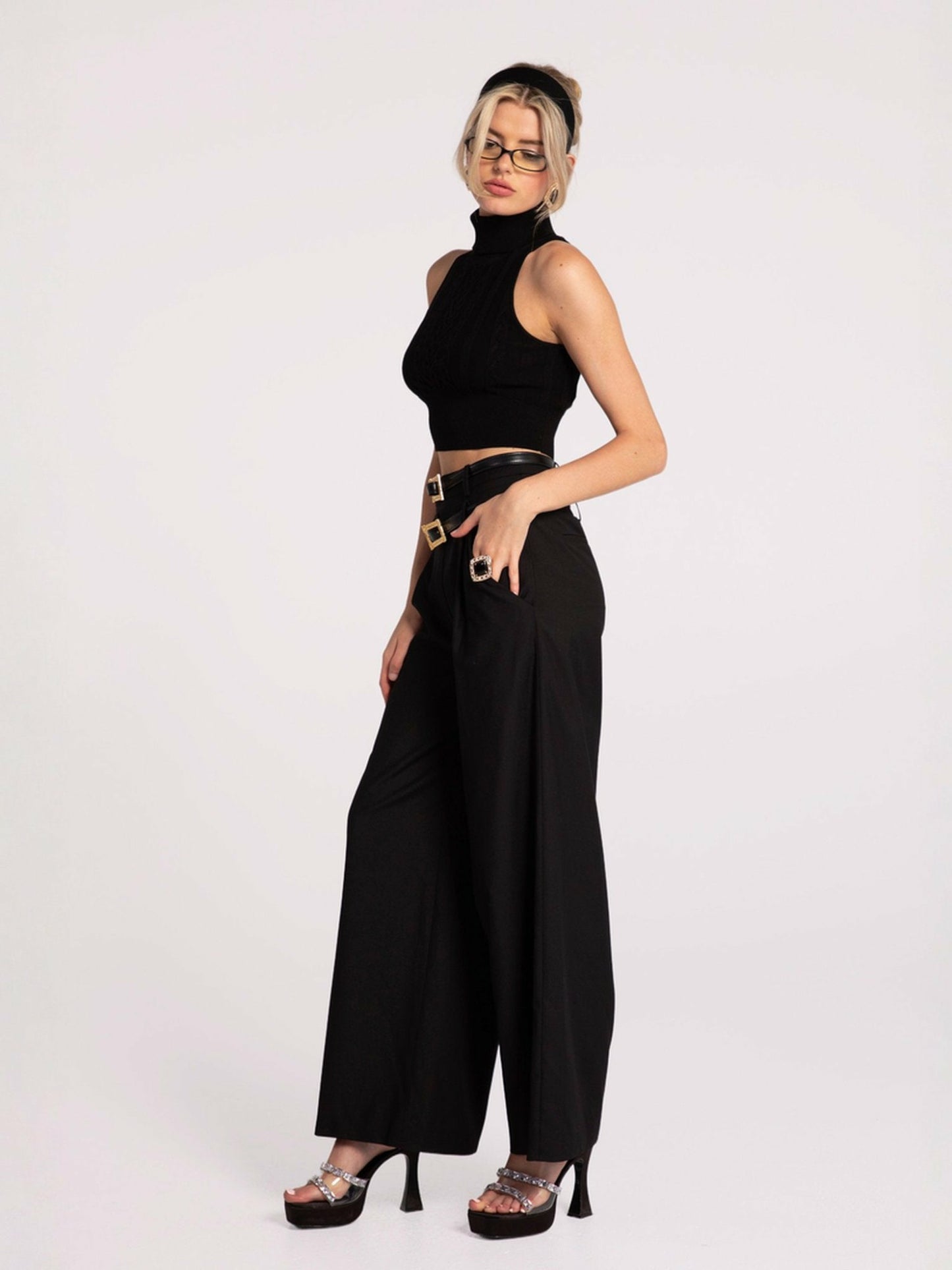 Nana Jacqueline Anna Pants: Black Pants for Workwear Black