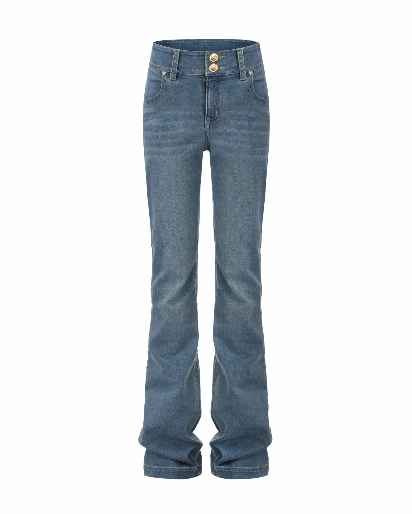 Nana Jacqueline Gia High-Waist Bootcut Jeans: Blue Jeans for Elevated Everyday Style Blue