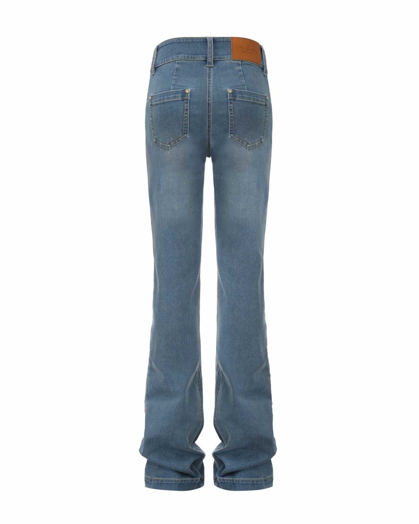 Nana Jacqueline Gia High-Waist Bootcut Jeans: Blue Jeans for Elevated Everyday Style Blue
