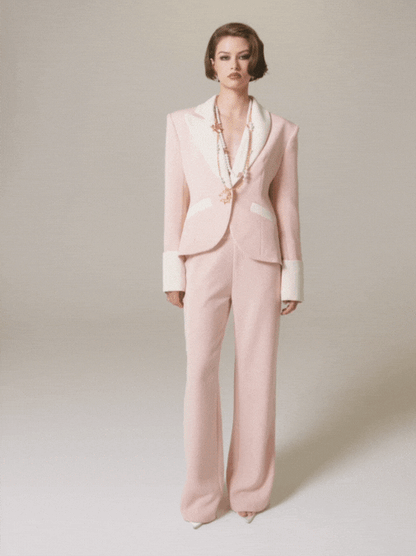 Nana Jacqueline Juliet Pants: Pink Pants for Brunch Pink
