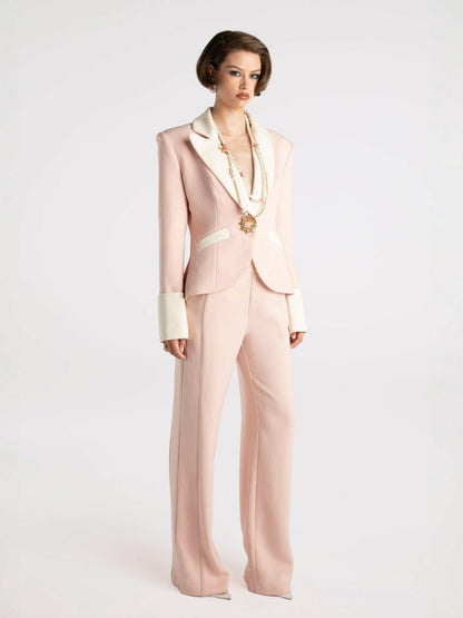 Nana Jacqueline Juliet Pants: Pink Pants for Brunch Pink