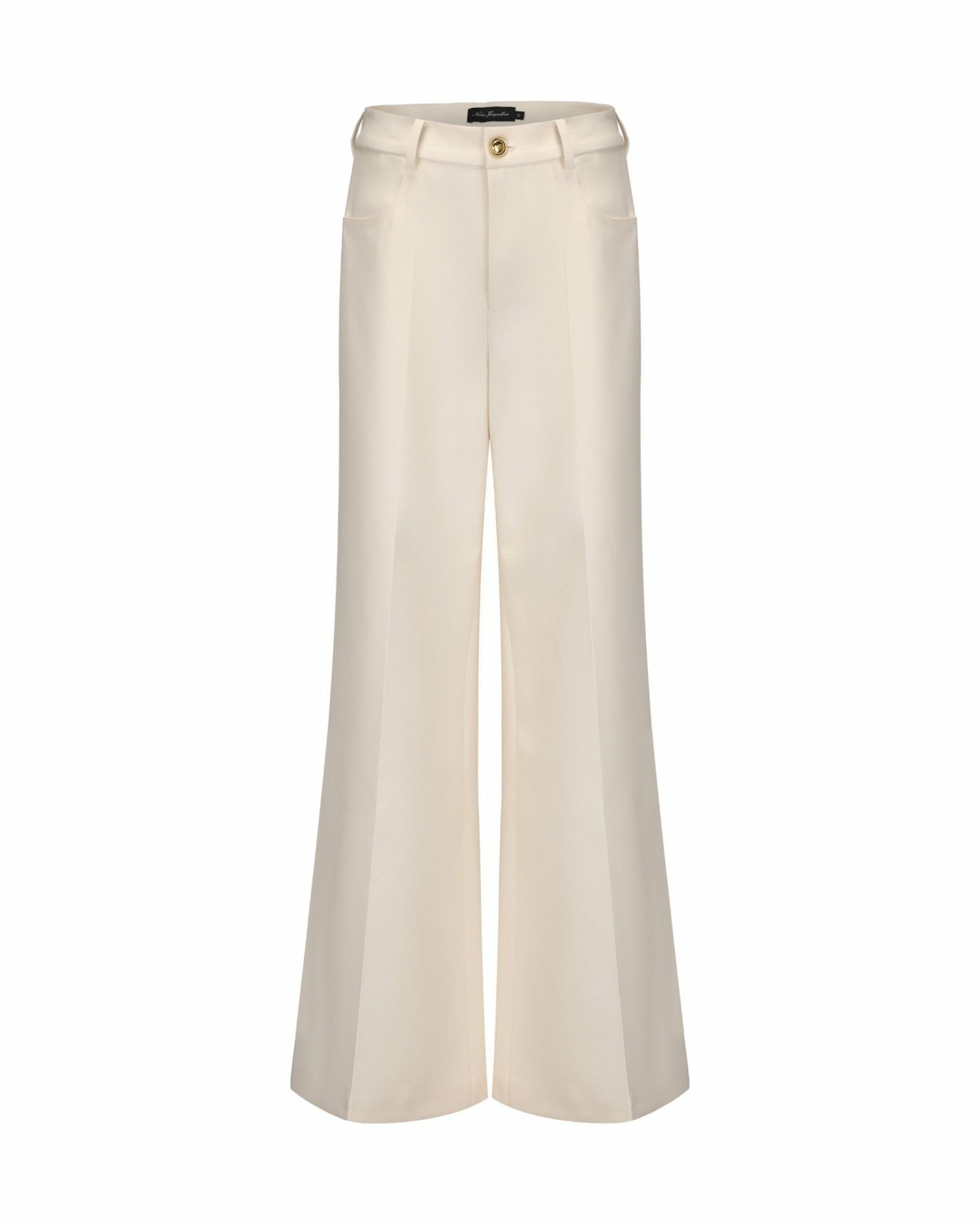 Nana Jacqueline Selena Pants: Beige Pants for Resort Brunch Beige