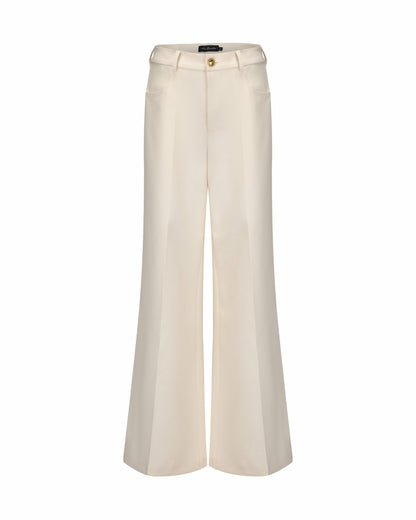 Nana Jacqueline Selena Pants: Beige Pants for Resort Brunch Beige