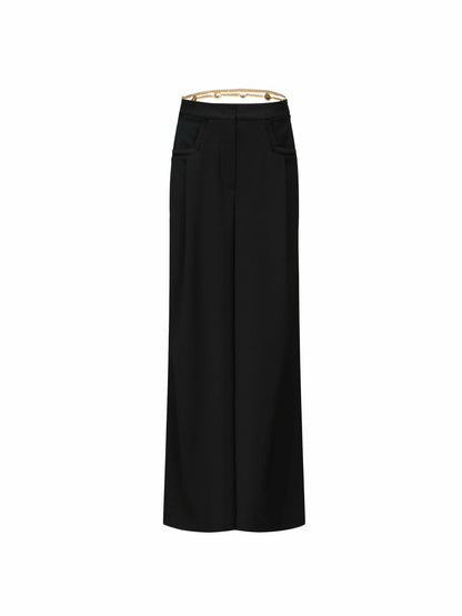Nana Jacqueline Diana Pants: Black Pants for Date Night Black