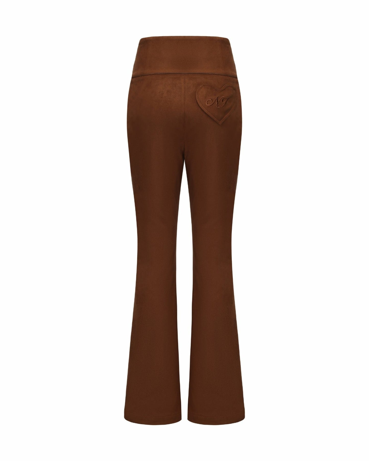 Nana Jacqueline Hailey Flared Pants: Brown Pants for Date Night Brown