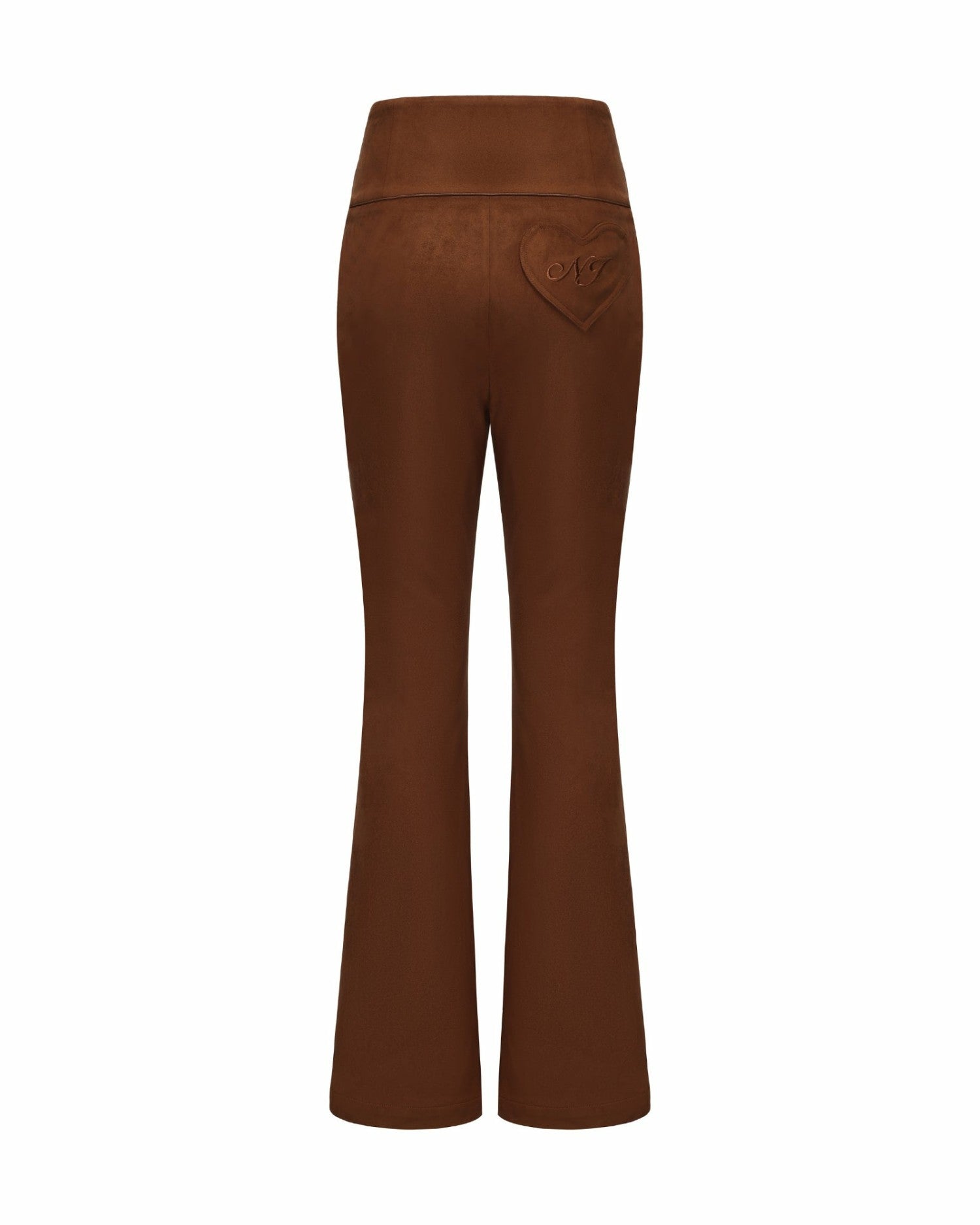 Nana Jacqueline Hailey Flared Pants: Brown Pants for Date Night Brown