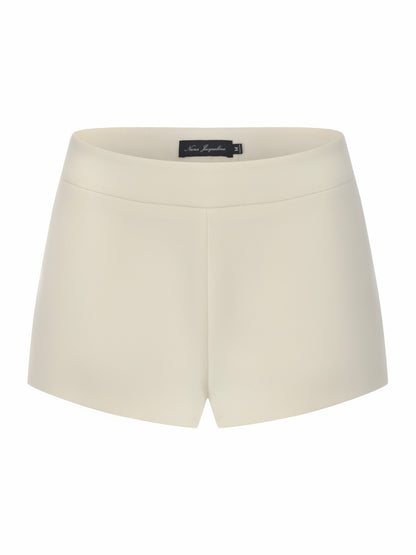 Nana Jacqueline Avalon Straight-Leg Champagne Shorts Champagne