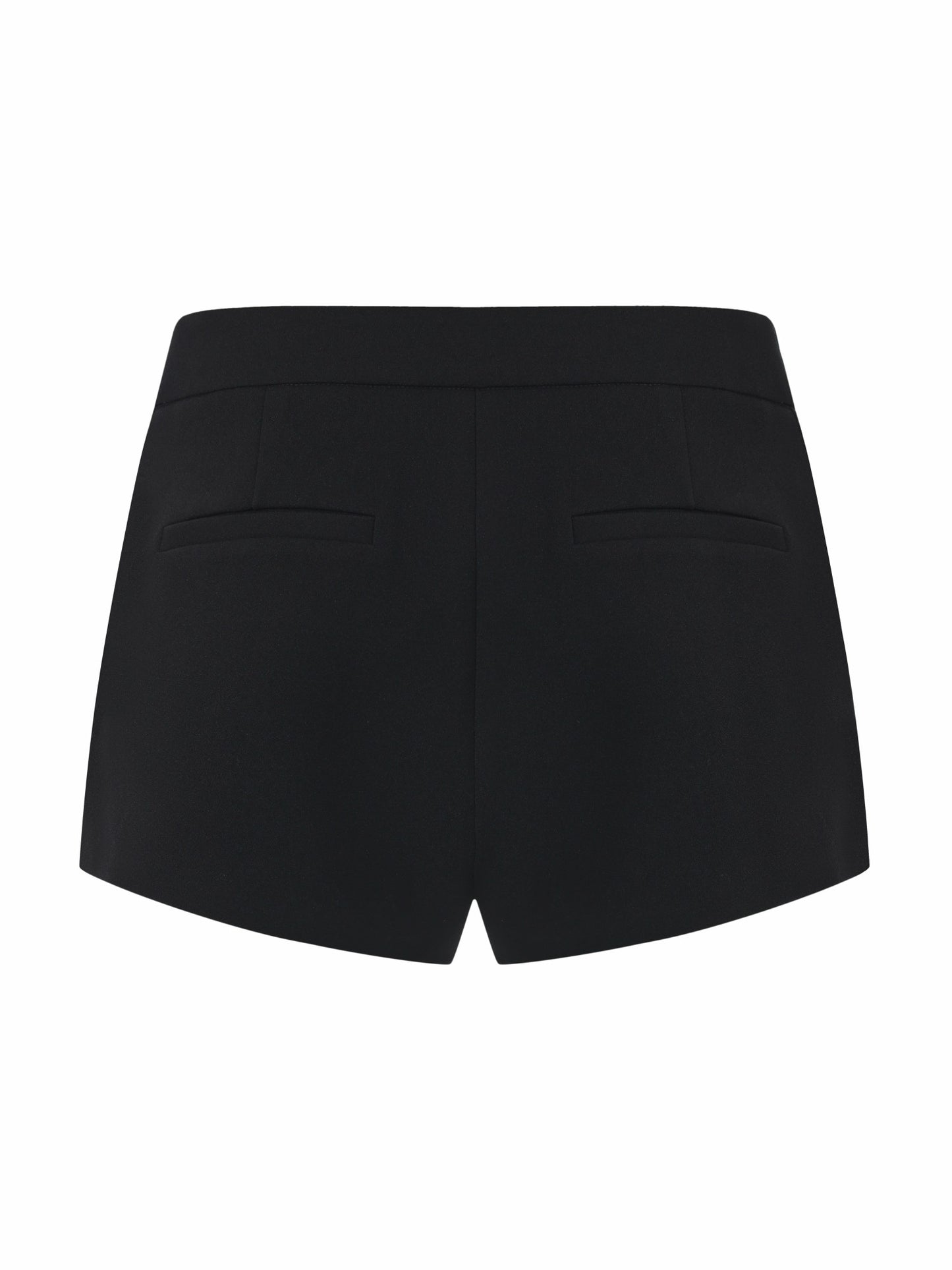 Nana Jacqueline Avalon Straight-Leg Black Shorts Black