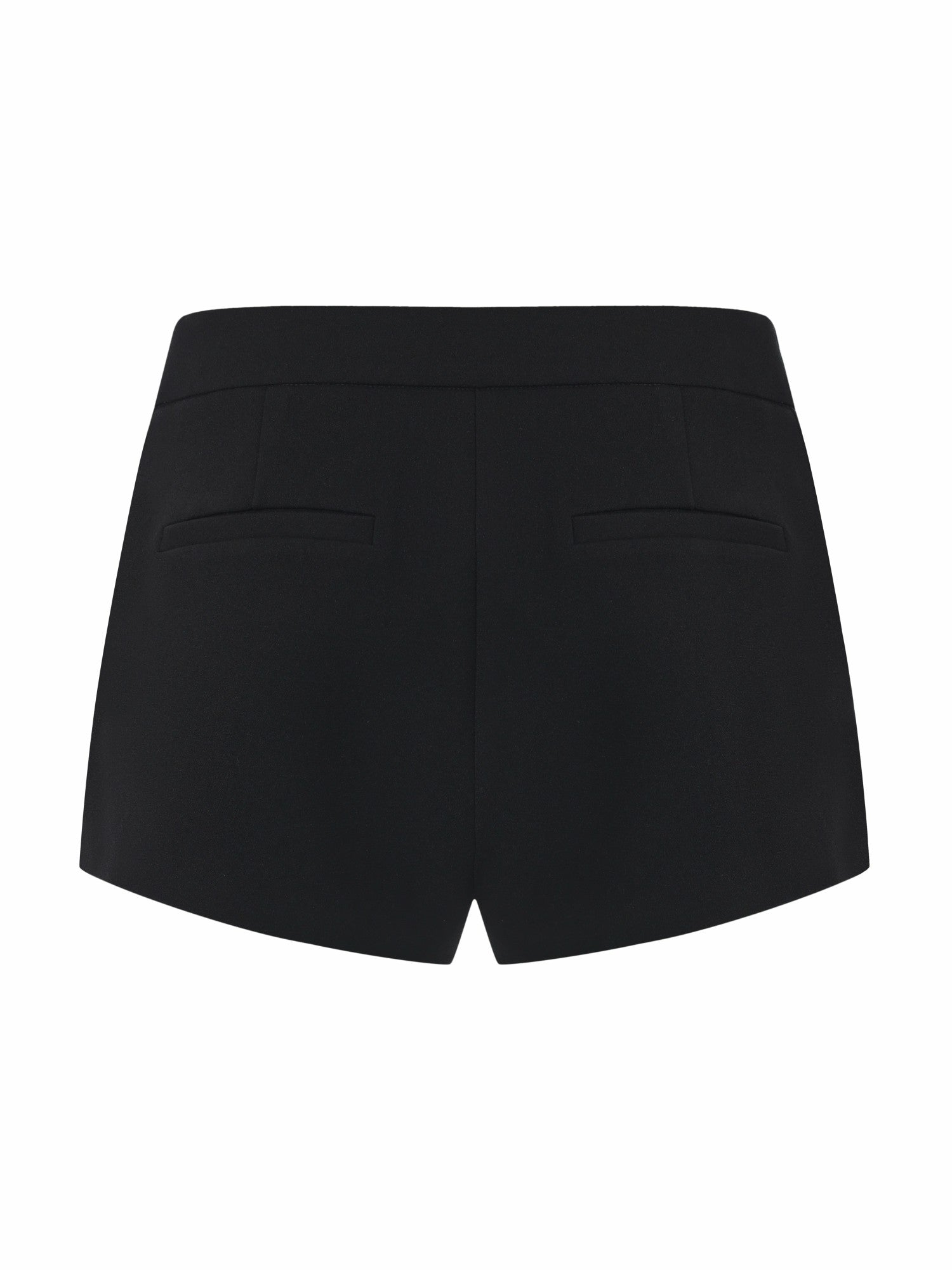 Nana Jacqueline Avalon Straight-Leg Black Shorts Black