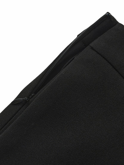 Nana Jacqueline Avalon Straight-Leg Black Shorts Black