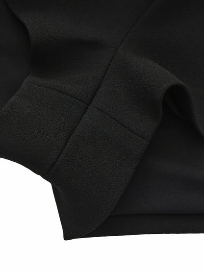 Nana Jacqueline Avalon Straight-Leg Black Shorts Black